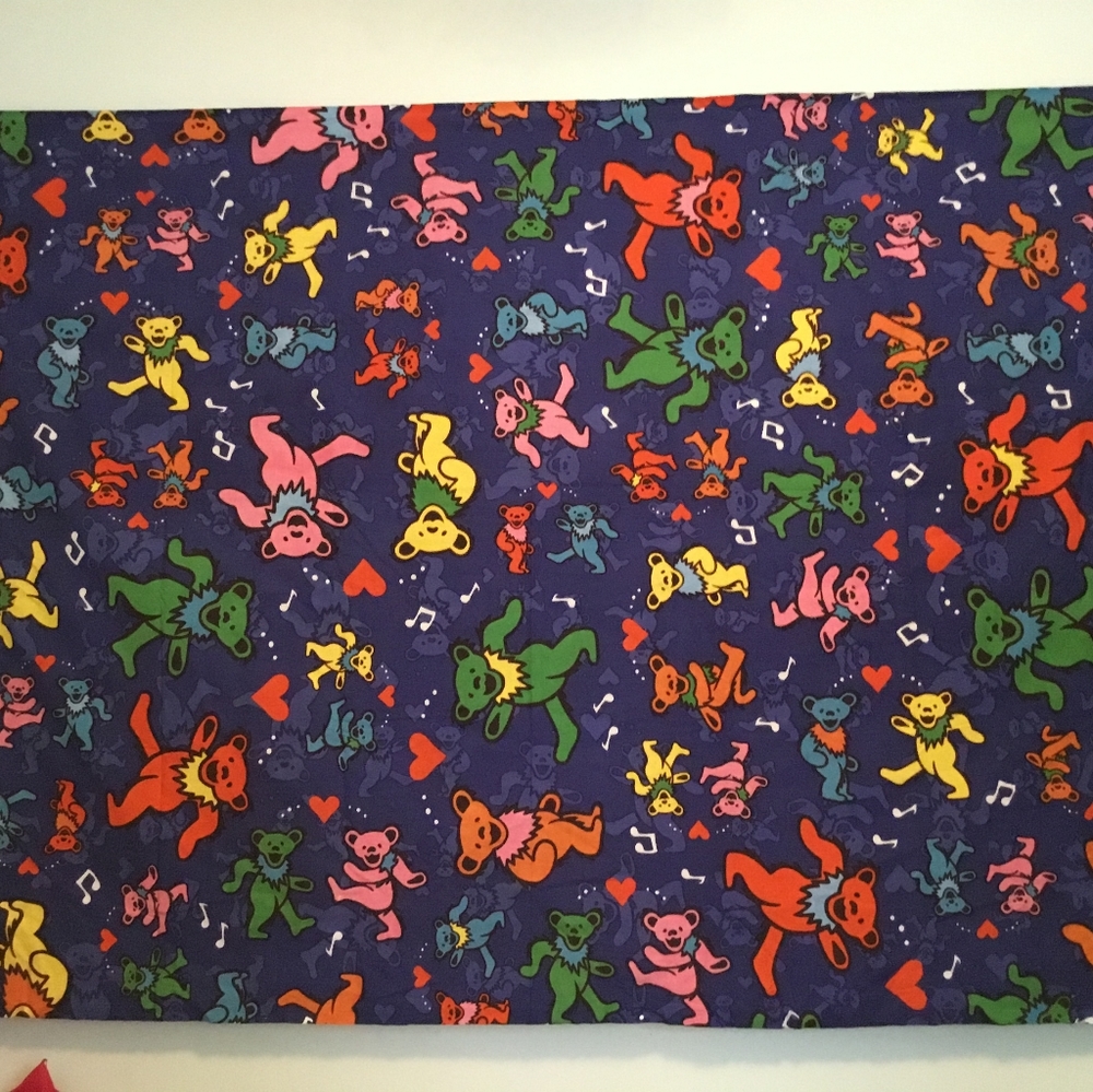 Grateful Dead Bears 3D 90X60  Wall Tapestry